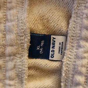 Silver Gray Old Navy Girls Joggers